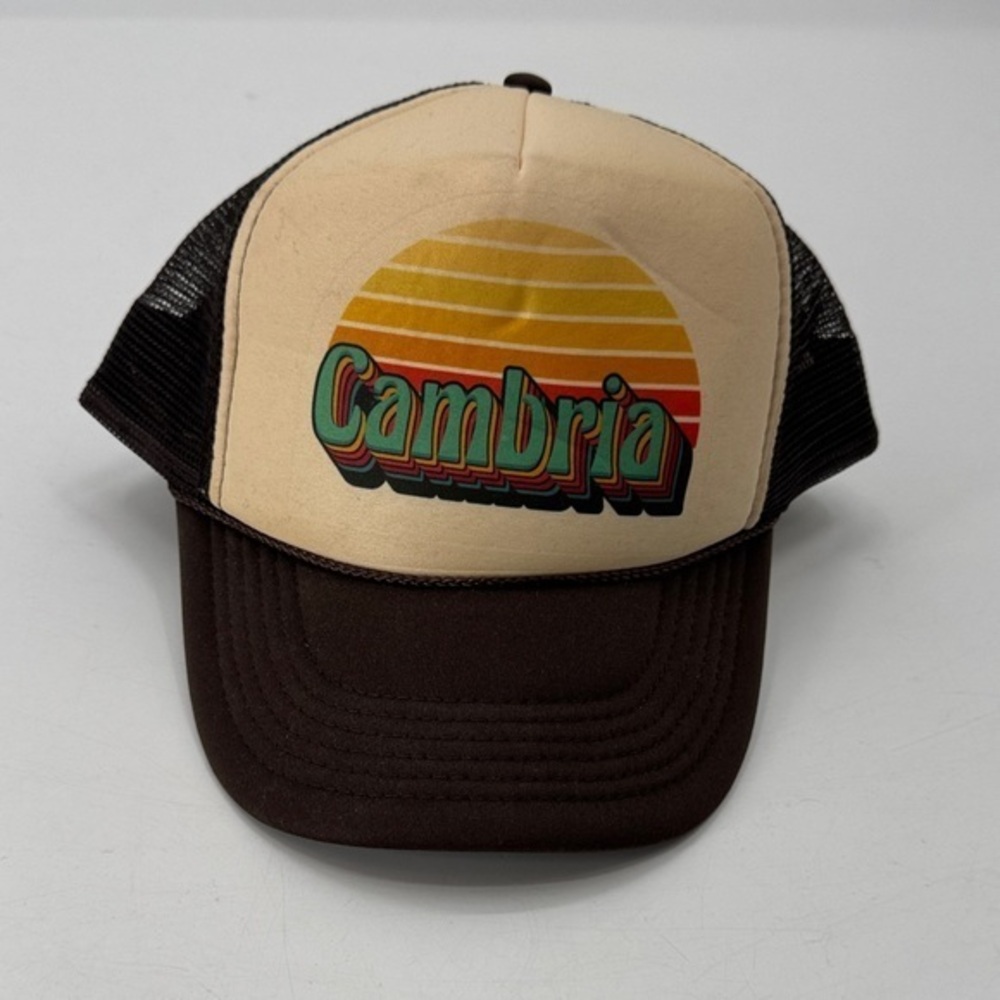 Cambria Trucker Hat with Retro Design